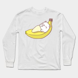 Cute Cat Sleeping Long Sleeve T-Shirt